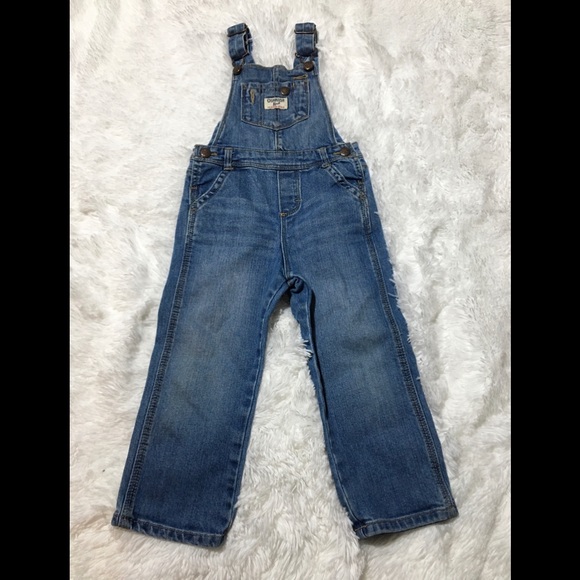 OshKosh Bib Overalls Long Pants Coveralls Boys Girls B/'gosh Unisex 3 mo to 4T